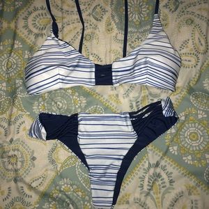 Striped bikini
